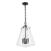 Crystorama Voss 15.25'' Pendant in Matte Black - Additional View