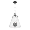 Crystorama Voss 15.25'' Pendant in Matte Black - Additional View