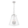 Crystorama Voss 15.25'' Pendant in Polished Nickel - Front View