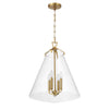 Crystorama Voss 18'' Pendant in Luxe Gold - Additional View