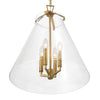 Crystorama Voss 18'' Pendant in Luxe Gold - Additional View