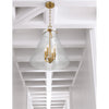 Crystorama Voss 18'' Pendant in Luxe Gold - Lifestyle View