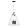 Crystorama Voss 18'' Pendant in Matte Black - Additional View