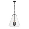 Crystorama Voss 18'' Pendant in Matte Black - Additional View