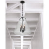 Crystorama Voss 18'' Pendant in Matte Black - Lifestyle View