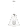 Crystorama Voss 18'' Pendant in Polished Nickel - Additional View