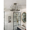 Crystorama Watson 18.25'' Semi Flush Mount in Polished Nickel - Lifestyle View
