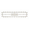Crystorama Watson 42'' Linear Chandelier in Polished Nickel - Additional View