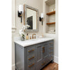 Crystorama Weston 5.5'' Sconce in Black + Antique Gold - Lifestyle View
