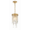 Crystorama Winfield 7'' Chandelier in Antique Gold - Additional View