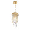 Crystorama Winfield 7'' Chandelier in Antique Gold - Additional View