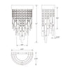 Crystorama Winfield 9.75'' Sconce - Product Dimensions