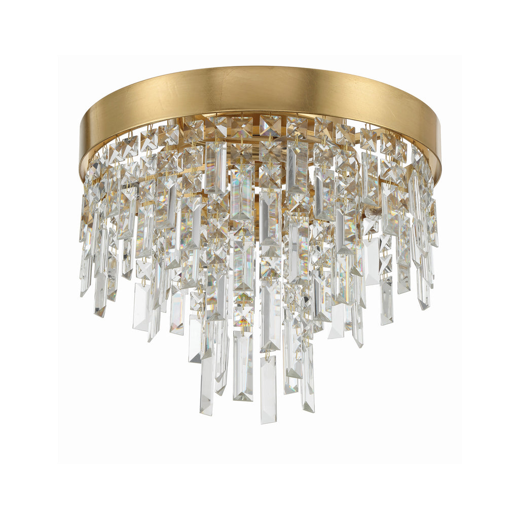 Crystorama Winfield 16'' Flush Mount in Antique Gold - Additional View