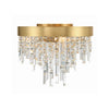 Crystorama Winfield 16'' Flush Mount in Antique Gold - Additional View