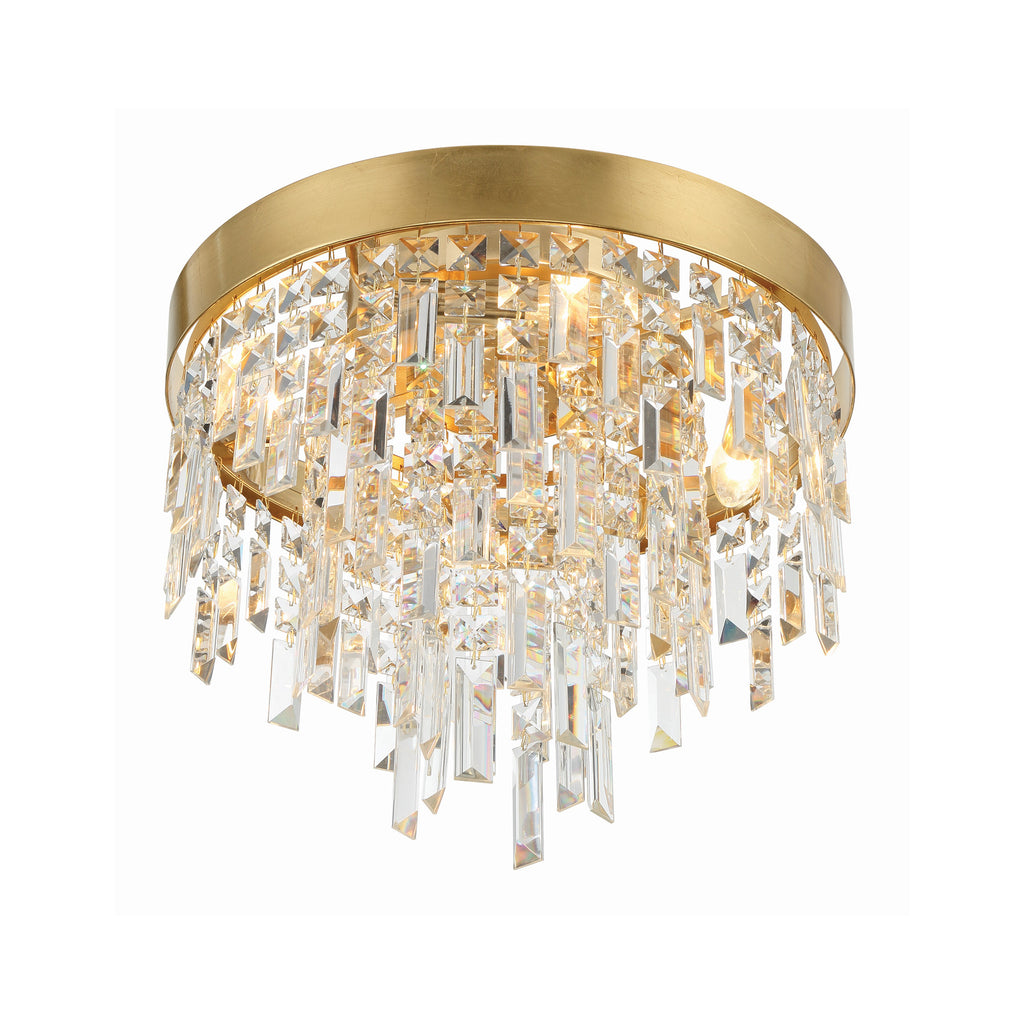 Crystorama Winfield 16'' Flush Mount in Antique Gold - Additional View