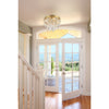 Crystorama Winfield 16'' Flush Mount in Antique Gold - Lifestyle View