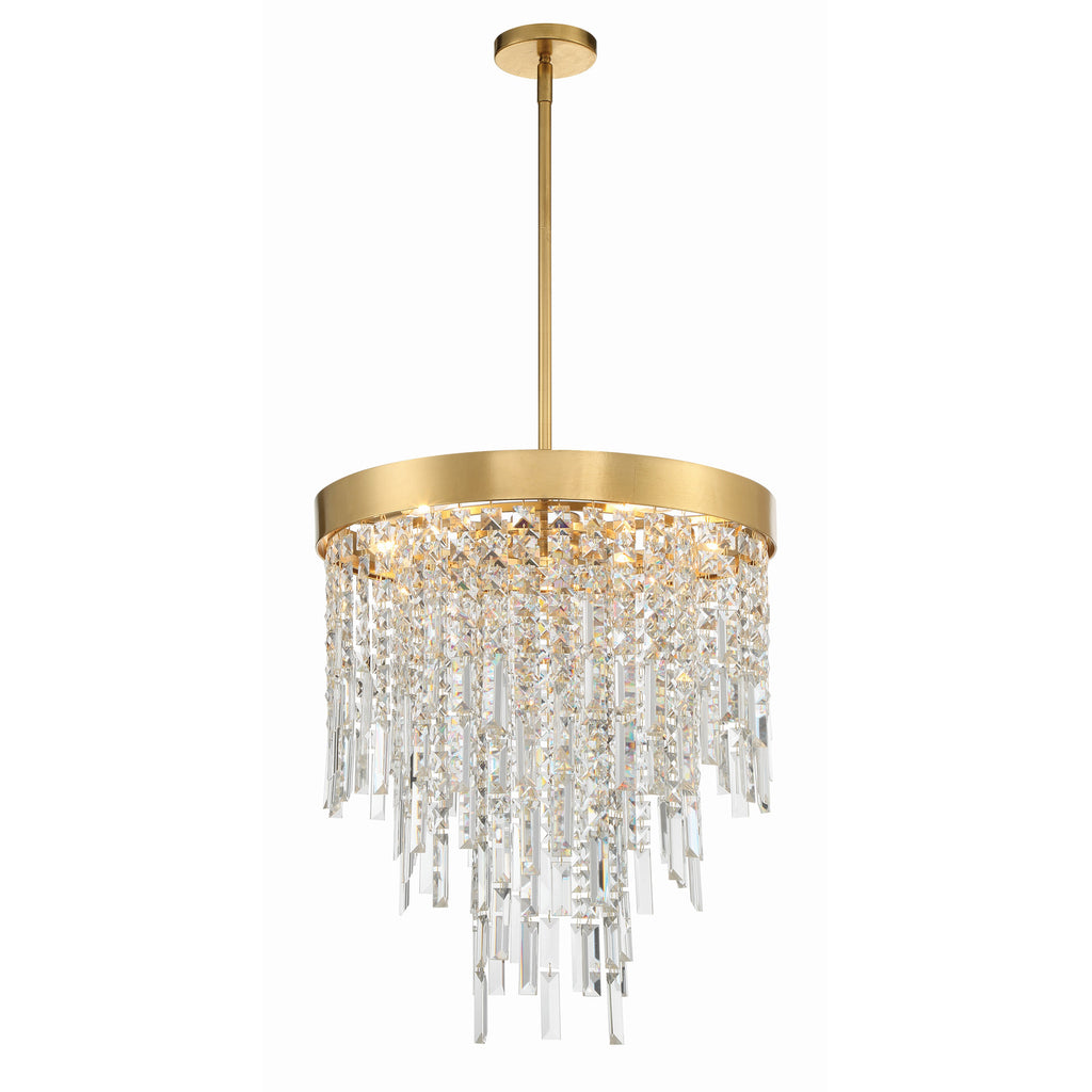Crystorama Winfield 20'' Chandelier in Antique Gold - Additional View