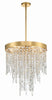 WIN-215-GA-CL-MWP Winfield 5 Light Chandelier | Alternate Image