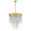 Crystorama Winfield 20'' Chandelier in Antique Gold - Additional View