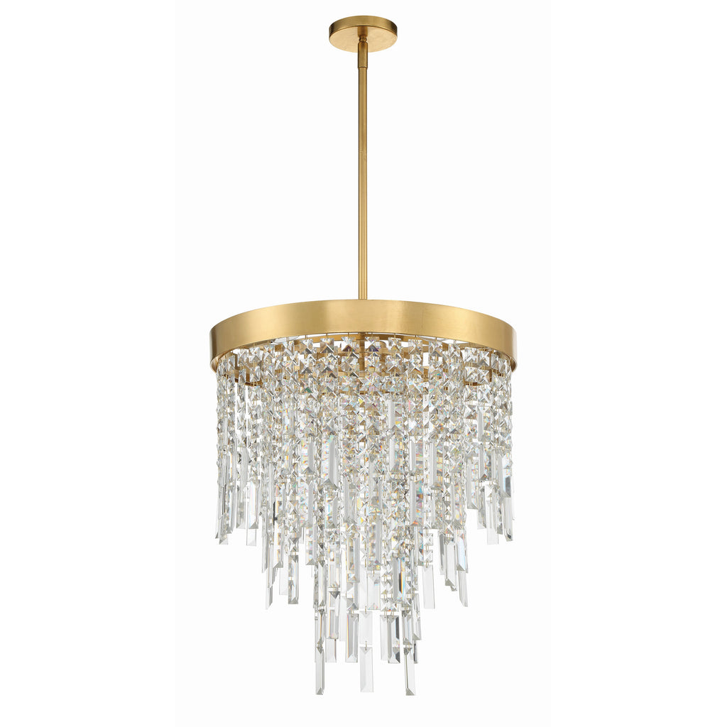 Crystorama Winfield 20'' Chandelier in Antique Gold - Additional View