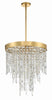 WIN-215-GA-CL-MWP Winfield 5 Light Chandelier | Alternate Image