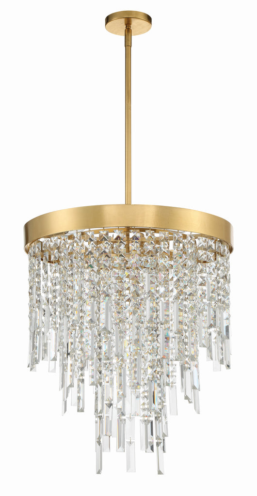 WIN-215-GA-CL-MWP Winfield 5 Light Chandelier | Alternate Image