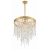 Crystorama Winfield 20'' Chandelier in Antique Gold - Additional View