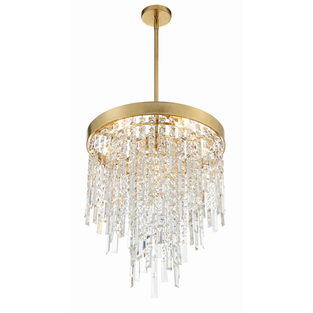 Crystorama Winfield 20'' Chandelier in Antique Gold - Additional View