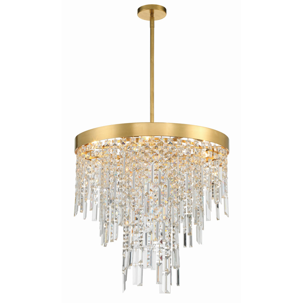 Crystorama Winfield 24'' Chandelier in Antique Gold - Additional View