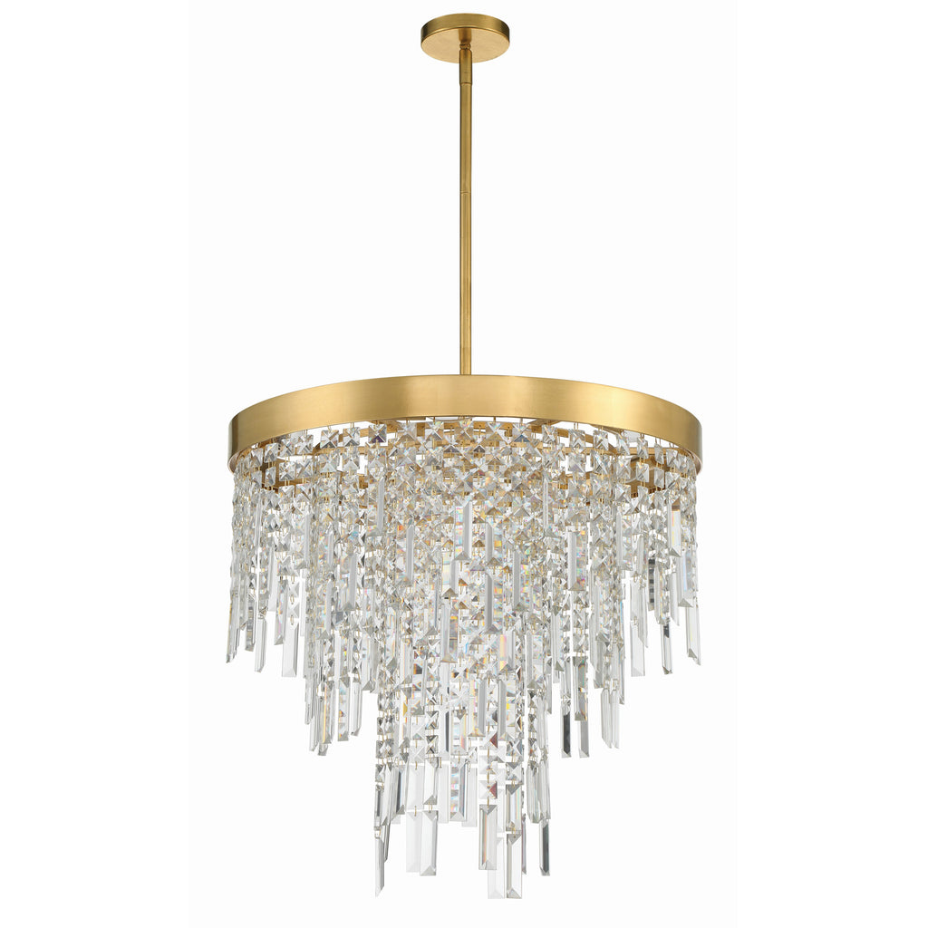 Crystorama Winfield 24'' Chandelier in Antique Gold - Additional View