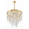 Crystorama Winfield 24'' Chandelier in Antique Gold - Additional View
