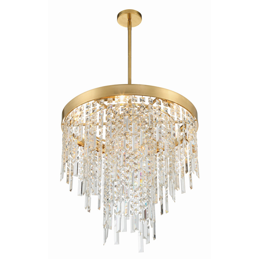 Crystorama Winfield 24'' Chandelier in Antique Gold - Additional View