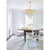 Crystorama Winfield 24'' Chandelier in Antique Gold - Lifestyle View