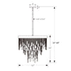 Crystorama Winfield 24'' Chandelier - Product Dimensions
