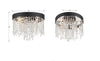 WIN-613-BF-CL-MWP Winham 4 Light Flush Mount | Dimensions Image