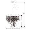 Crystorama Winham 20'' Chandelier - Product Dimensions