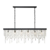 WIN-617-BF-CL-MWP Winham 6 Light Linear Chandelier | Main Image