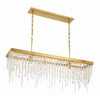 Crystorama Winham 49'' Linear Chandelier in Antique Gold - Additional View