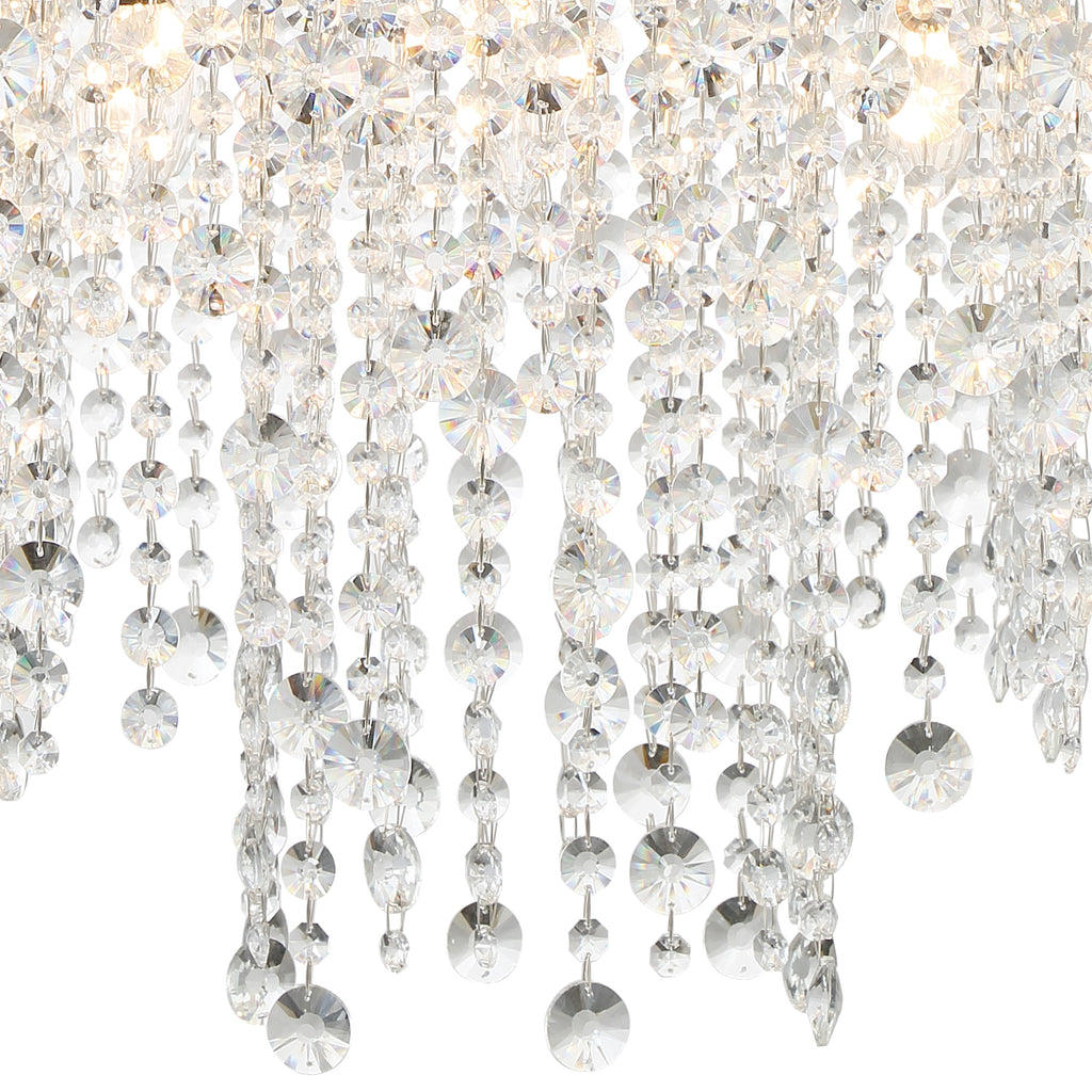 WIN-618-BF-CL-MWP Winham 8 Light Chandelier | Alternate Image