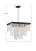 WIN-618-BF-CL-MWP Winham 8 Light Chandelier | Dimensions Image