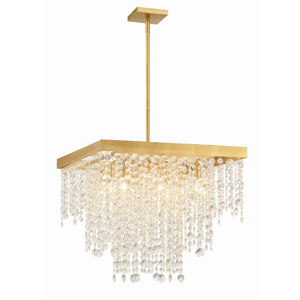 Crystorama Winham 22'' Chandelier in Antique Gold - Additional View