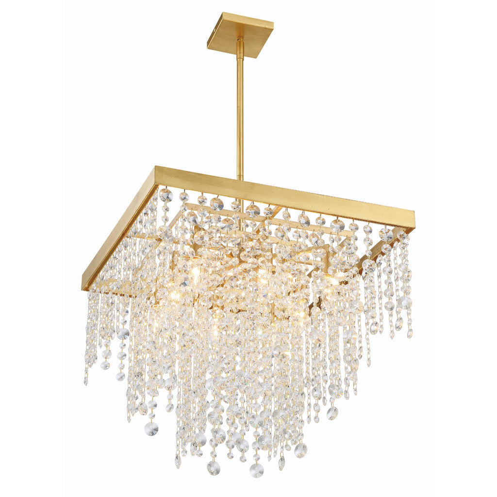 Crystorama Winham 22'' Chandelier in Antique Gold - Additional View