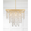Crystorama Winham 22'' Chandelier in Antique Gold - Lifestyle View