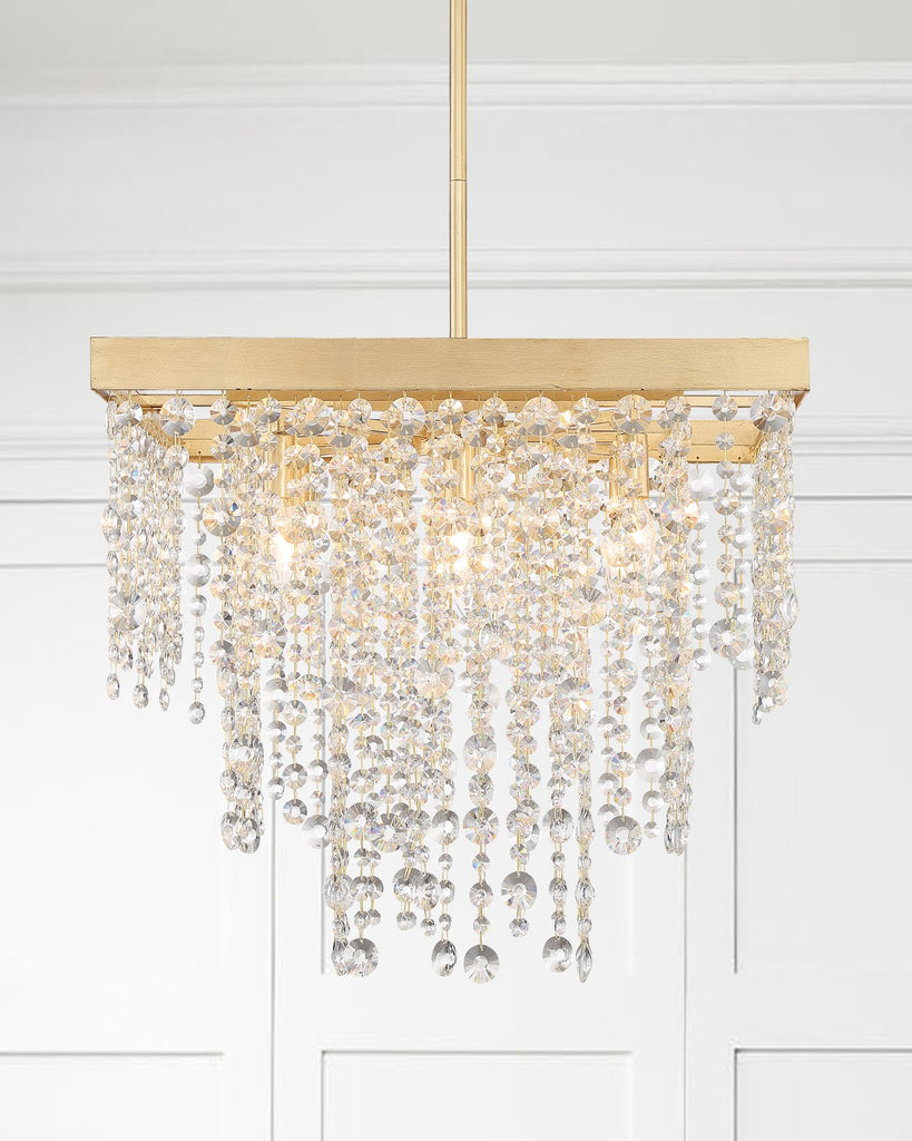 WIN-618-GA-CL-MWP Winham 8 Light Chandelier | Lifestyle Image