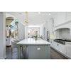 Crystorama Winham 36'' Linear Oval Chandelier in Antique Gold - Lifestyle View