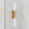 WLX-302-AG Wilcox 2 Light Sconce | Lifestyle Image