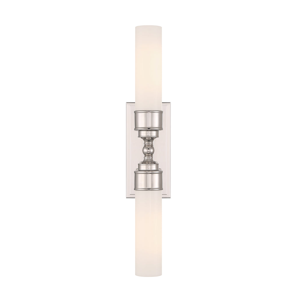 WLX-302-PN Wilcox 2 Light Sconce | Alternate Image
