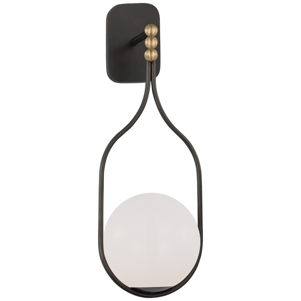WS2020BZHABWG Windsor Smith Jodo 1 Light Sconce | Main Image