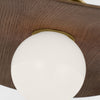 WS4040HABNO Windsor Smith Mahalo 1 Light Semi Flush Mount | Alternate Image