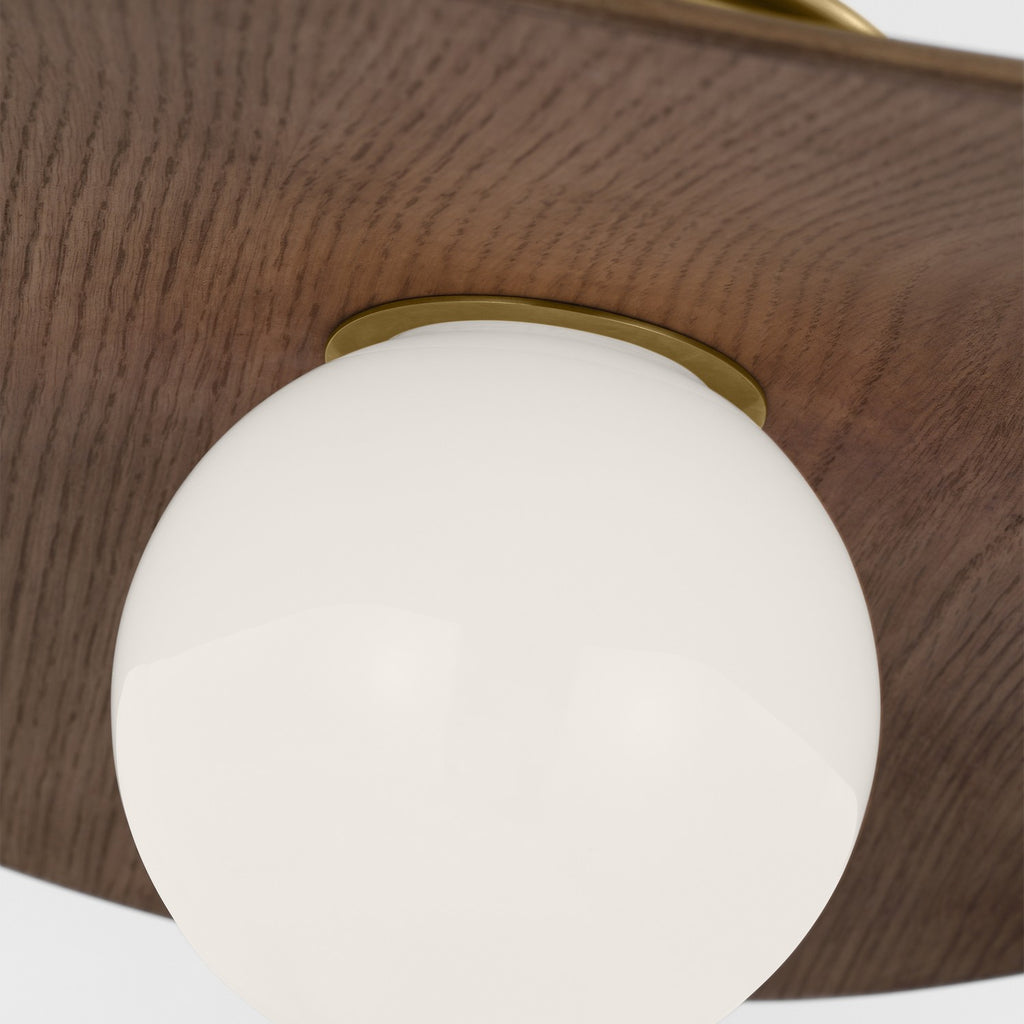 WS4040HABNO Windsor Smith Mahalo 1 Light Semi Flush Mount | Alternate Image